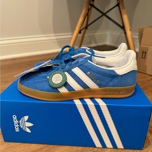BRAND NEW! Adidas Gazelle Indoor in Bluebird. W/ Box and Tags. US Size 7M/8W
